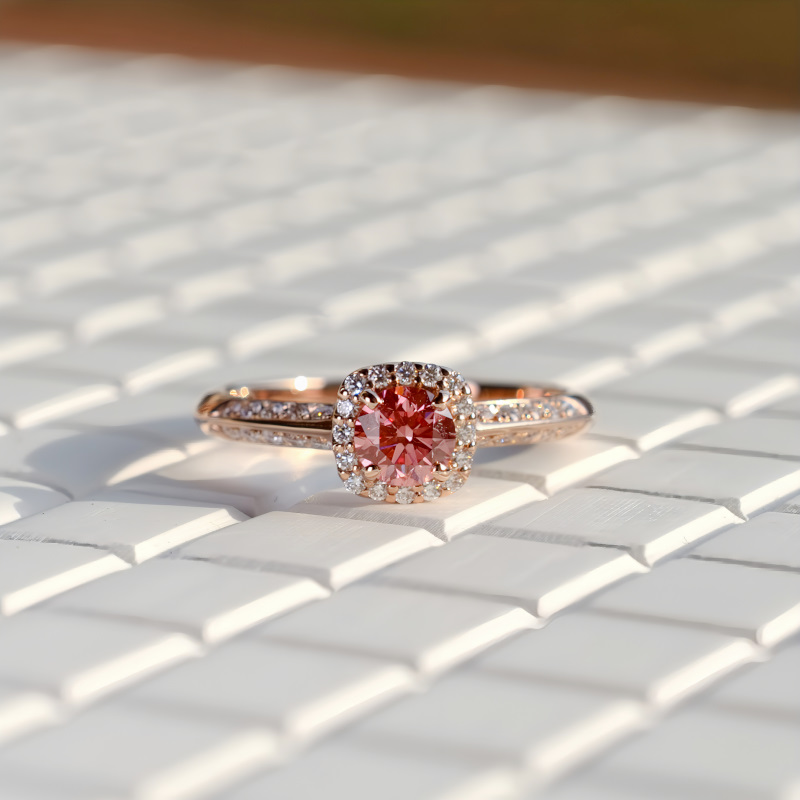 K18PG ラボグロウンダイヤリング [j0018]