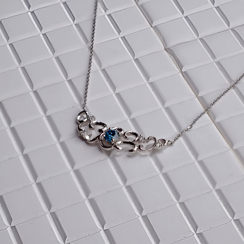 Pt900/850 ラボグロウンダイヤネックレス [j0029]